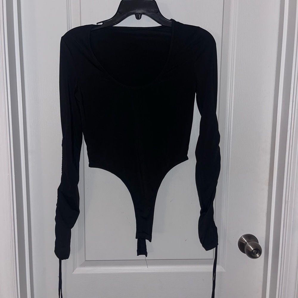 Black Long Sleeve Bodysuit